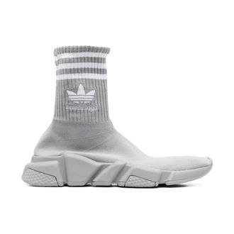 adidas Grijze Speed Sneakers met Streepdetail - Dames - Fitnessschoenen - Grijs - 37 EU - Fitness