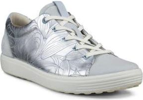 Ecco Soft 7 Sneaker in Pure Silver/Concrete at Nordstrom Rack, Size 10-10.5Us / 41Eu