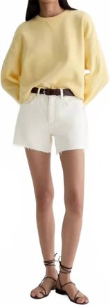 AG - Adriano Goldschmied Halle High Rise Short In White