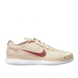 Nike Mens Court Air Zoom Vapor Pro Shoes In Pearl White/ Canyon Rust-White