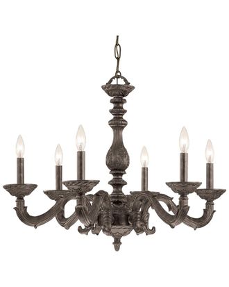 Crystorama 6-Light Paris Market Chandelier