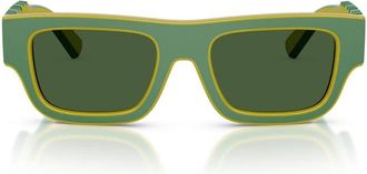 Dolce & Gabbana Dx 6011 Zonnebrillen - unisex - Zonnebrillen - Groen - 47 MM - Nylon - Accessoires