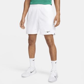 Nike Mens Court Victory Dri-FIT 7 Tennis Shorts in White | FD5380-100