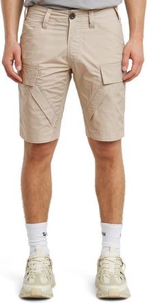 G-Star 3D Regular Fit Cotton Blend Cargo Shorts in Dk Brick at Nordstrom, Size 31