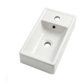 Badplaats Badplaats Lavabo Apollo 40 x 22 cm - Blanco - Lavabo para mueble
