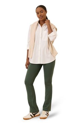 Pact On the Go-To Bootcut Legging in Pine Green at Nordstrom, Size Large