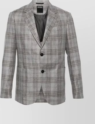 Ermenegildo Zegna wool and silk blend jacket