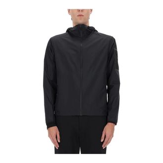 HUGO BOSS Airynix Hooded Jacket - Heren - Zomerjassen - Blauw - S - Leer - Jassen