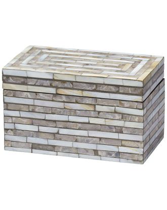 Jamie Young Co. Roosevelt Mother-of-Pearl Decorative Box, Small