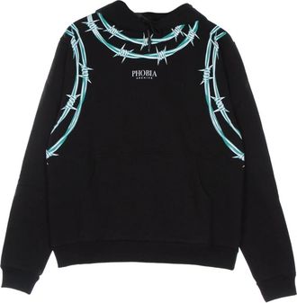 Phobia Archive Long Sleeve Brushed Sweatshirt - Heren - Hoodies - Zwart - L - Katoen - Hoodies & sweatvesten