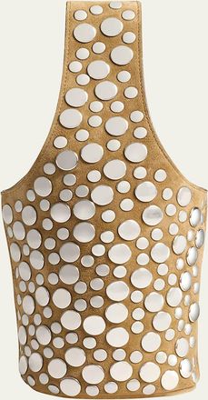 Khaite Livia Studded Suede Top-Handle Bag