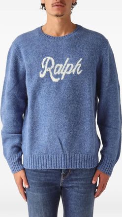 Polo Ralph Lauren Trui met geborduurd logo - Blauw