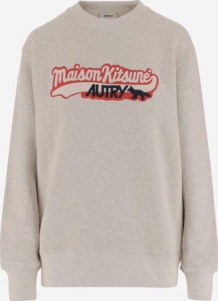 Autry X Maison Kitsune Cotton Sweatshirt