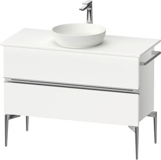 Duravit Duravit - Sivida Consola Mueble Bajo Lavabo, 2 Cajones, Tirador