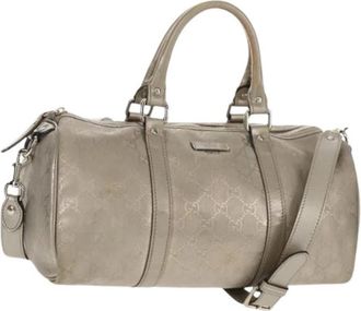 Gucci Pre-owned Plastic Weekend Bag - Dames - Vintage Weekendtas - Grijs - ONE Size - Vintage