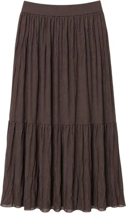 2-Biz Skirts - Dames - Midirokken - Bruin - XL - Rokken