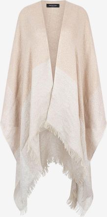 Fabiana Filippi Leinenmix-Cape mit Lurex