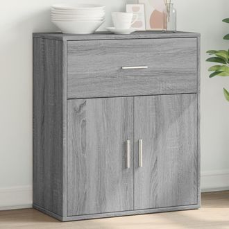 vidaXL Vidaxl - Aparador De Madera De Ingenier&iacute;a Gris Sonoma 60x31x70 Cm