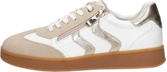 Marco Tozzi Sneakers Laag - Dames - Sneakers - Beige - 38 EU - Schoenen