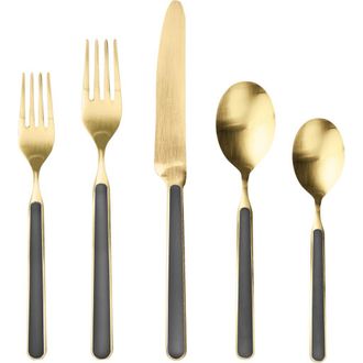 Mepra Fantasia Flatware Set - 20 Pieces in Vicuna at Nordstrom
