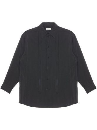 Christophe Lemaire Camicia con nodo - Marrone