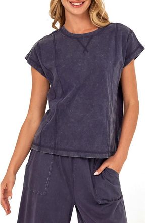 Threads 4 Thought Laurie Mineral Wash Seamed T-Shirt in Stargazer at Nordstrom, Size X-Large