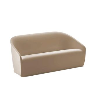 Plust Sof&aacute; De Exterior De Dise&ntilde;o Moderno Para Bar Restaurante En Polietileno Settembre - Beige