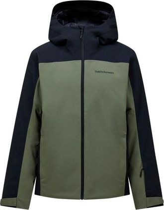 Peak Performance Maroon Blocked Insulated Skijacke f&uuml;r Herren | oliv