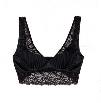 Versace Lace Bustier Bralette, Brand Size 3 ( US Size 36 B )