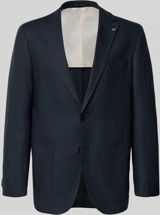 Christian Berg Regular Fit Sakko aus reinen Leinen mit Reverskragen in Dunkelblau, Gr&ouml;&szlig;e 110