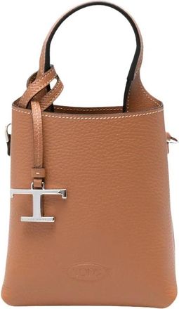 Tod's T Timeless Micro Bag - Dames - Mini tas - Bruin - ONE Size - Leer - Tassen
