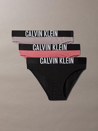 Calvin Klein Pack de 3 braguitas cl&aacute;sicas para ni&ntilde;a - Intense Power