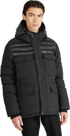 Pajar Mens Mikkel Mixed Media Parka with Detachable Inner Hood