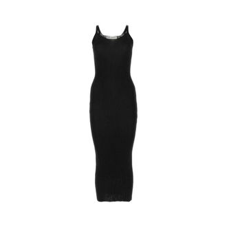 Our Legacy Zwarte Polyester Jurk - Dames - Maxi kleedjes - Zwart - XS - Polyester - Kleedjes