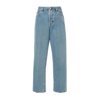 Gucci Straight Jeans, female, Blue, Size: W25 Fashion Jeans