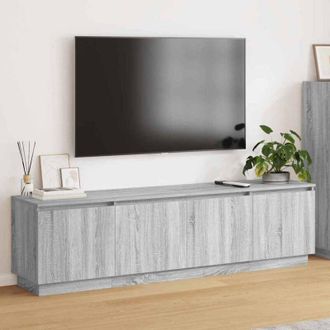 vidaXL Vidaxl - Mueble De Tv Con Led Gris Sonoma 180 X 38 X 49 Cm
