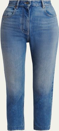 Valentino Garavani High-Rise Skinny-Leg Crop Jeans
