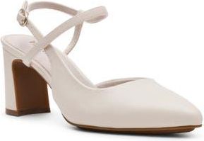 Anne Klein Bueles Ankle Strap Pump in Bone at Nordstrom Rack, Size 9.5