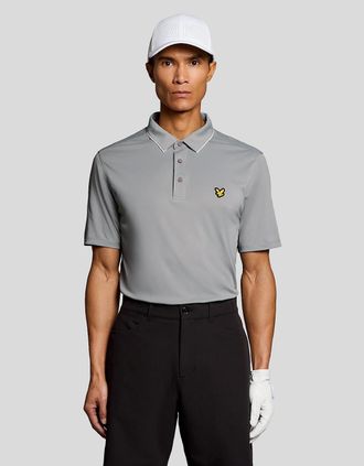 Lyle & Scott Lyle And Scott Mens Contrast Collar Polo Shirt - Grey - Size: 42