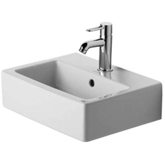 Duravit Duravit - Vero 45cm Lavamanos, Con Rebosadero, Con Banco Para El