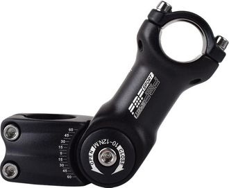 OEM Potence R&eacute;glable - 31 8 Mm - 90 Mm - Angulo Ajustable 0&deg; A 60&deg; - Para Bicicleta De Monta&ntilde;a Y Carretera