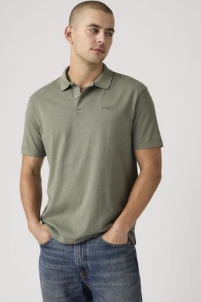 Levi's Polo Authentic - Hombre - 2XL - Verde / Garment Dye Mulled Basil