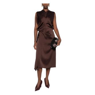 Lanvin Vestidos Lanvin - Dresses - Mujer - Marr&oacute;n - S