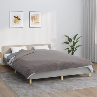 vidaXL Manta Con Peso Con Funda Tela Gris 200x200 Cm 13 Kg Vidaxl