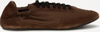 Prada Collapse Sneakers in Re-Nylon and suede Male 8.5