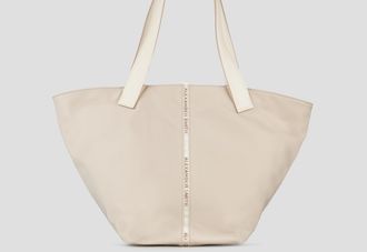 Alexander Smith Lauren Large shoulder bag in ivory nylon