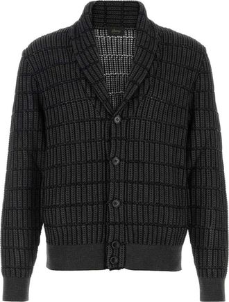 Brioni Dark Grey Regular Cardigans