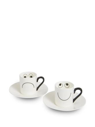Anya Hindmarch Set tazze Eyes Espresso - Bianco