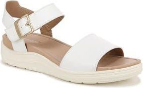 Dr. Scholls Time Off Sky Ankle Strap Platform Sandal in White at Nordstrom Rack, Size 8.5