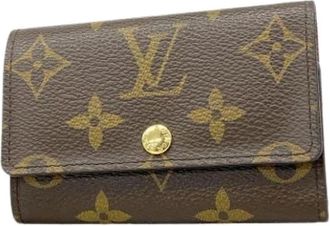 Louis Vuitton Portachiavi Pre-owned in tela - - Pre-owned - unisex - Marrone - ONE SIZE
